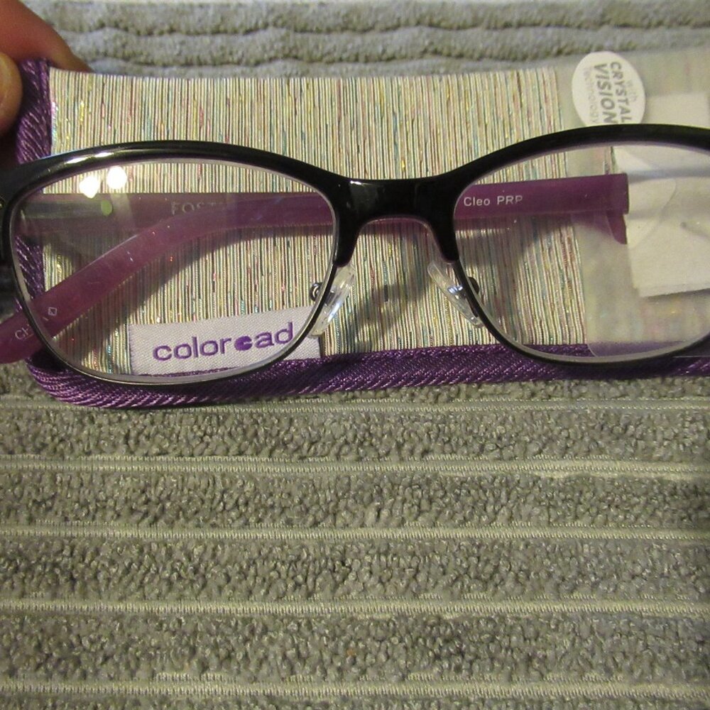 Foster Grant Cleo Glasses Women Purple